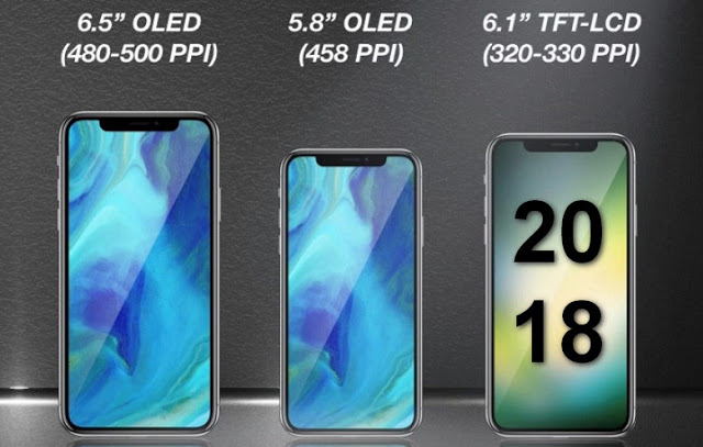 2018 iPhone line up