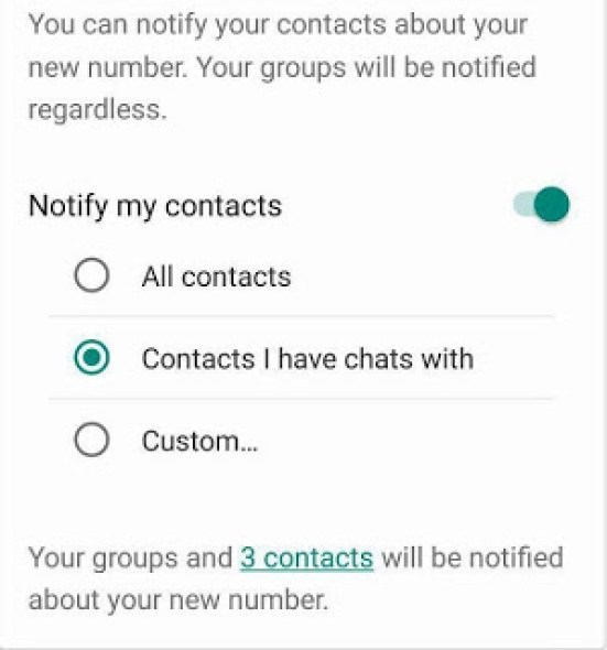 Latest WhatsApp Update Will Make Change of Phone Number Public