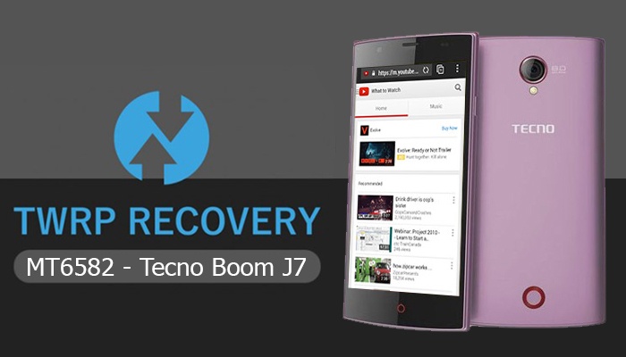 MT6582 - TWRP 3.2.2-0 Custom Recovery For Tecno Boom J7