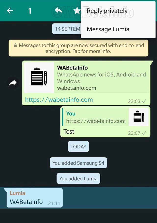 WhatsApp Private Reply Will Launch In Upcoming Update