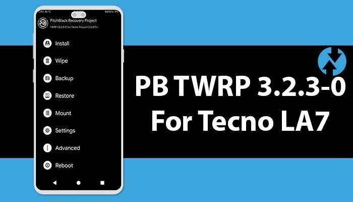 PB TWRP 3.2.3-0 Custom Recovery For MT6739