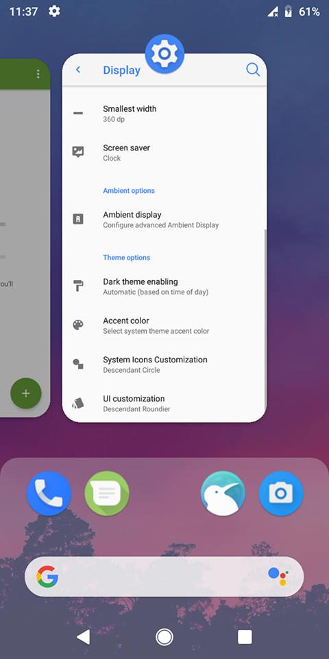 Descendant TwoDotZero Android 9.0 Pie for Lenovo K5 Play