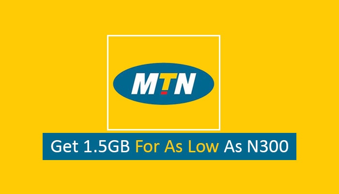 MTN 1.5GB For N300