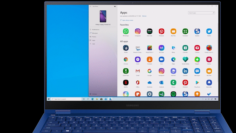 Run Android Apps on Your Windows 10 PC with Your Phone App