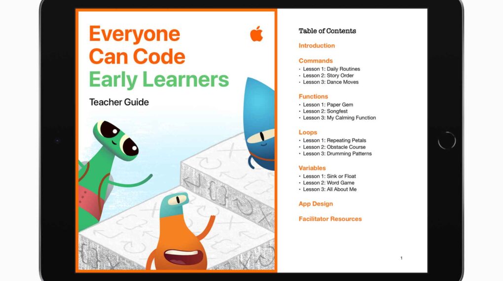 APPLE LAUNCHES NEW PROGRAMMING RESOURCES FOR STUDENTS