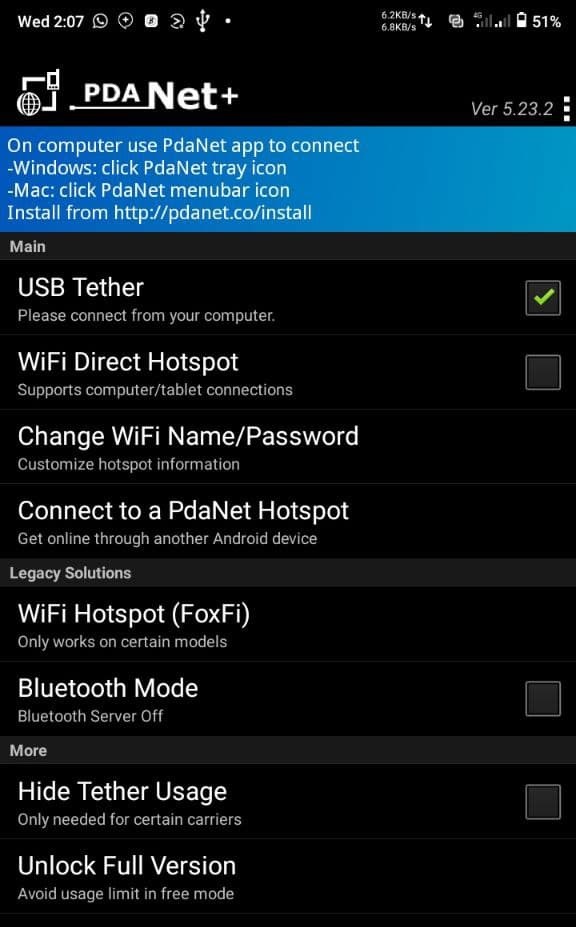 How To Share Android VPN Internet Connection With PC