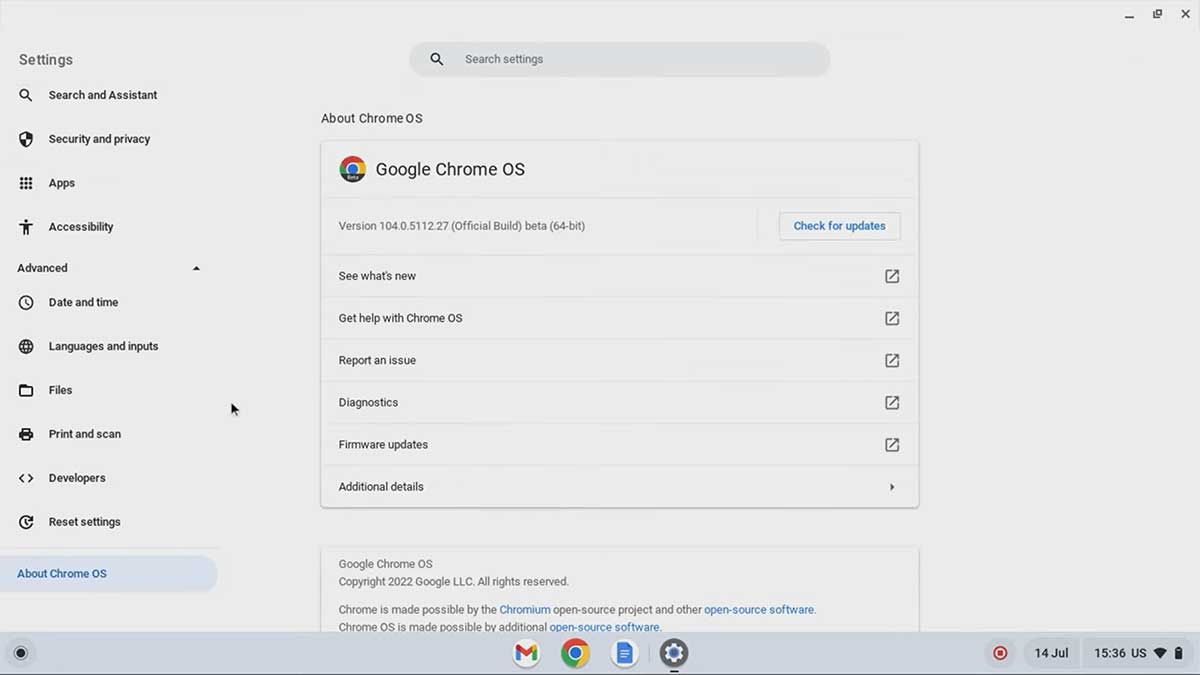 Chrome OS Flex Screenshot 5